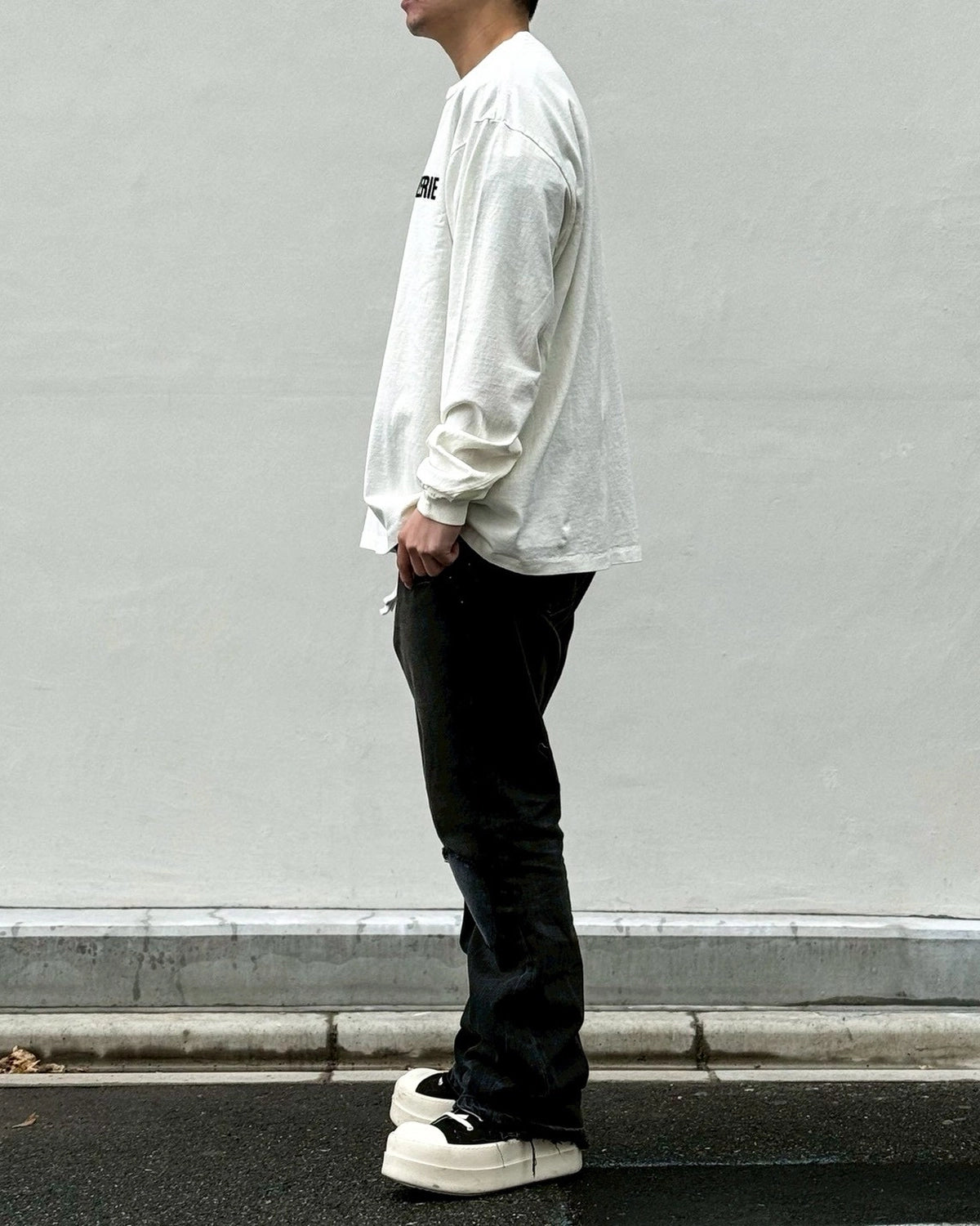 GALLERY DEPT. / FRENCH LOGO LUX L/S TEE (TOP037)