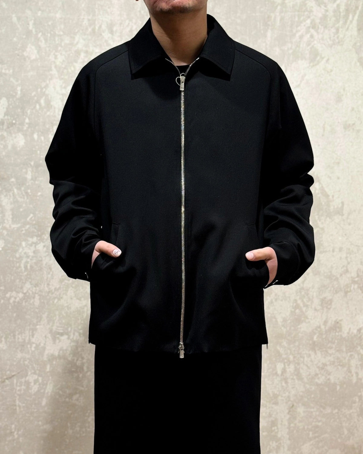 FUMITO GANRYU / Ventilation Wool Jk (Fu13-BL-03)