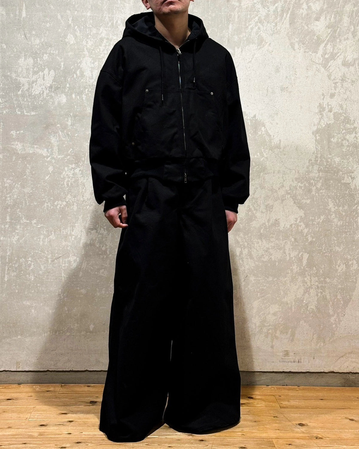 FUMITO GANRYU / Reverse Baggy Work Pants (Fu13-Pa-02)