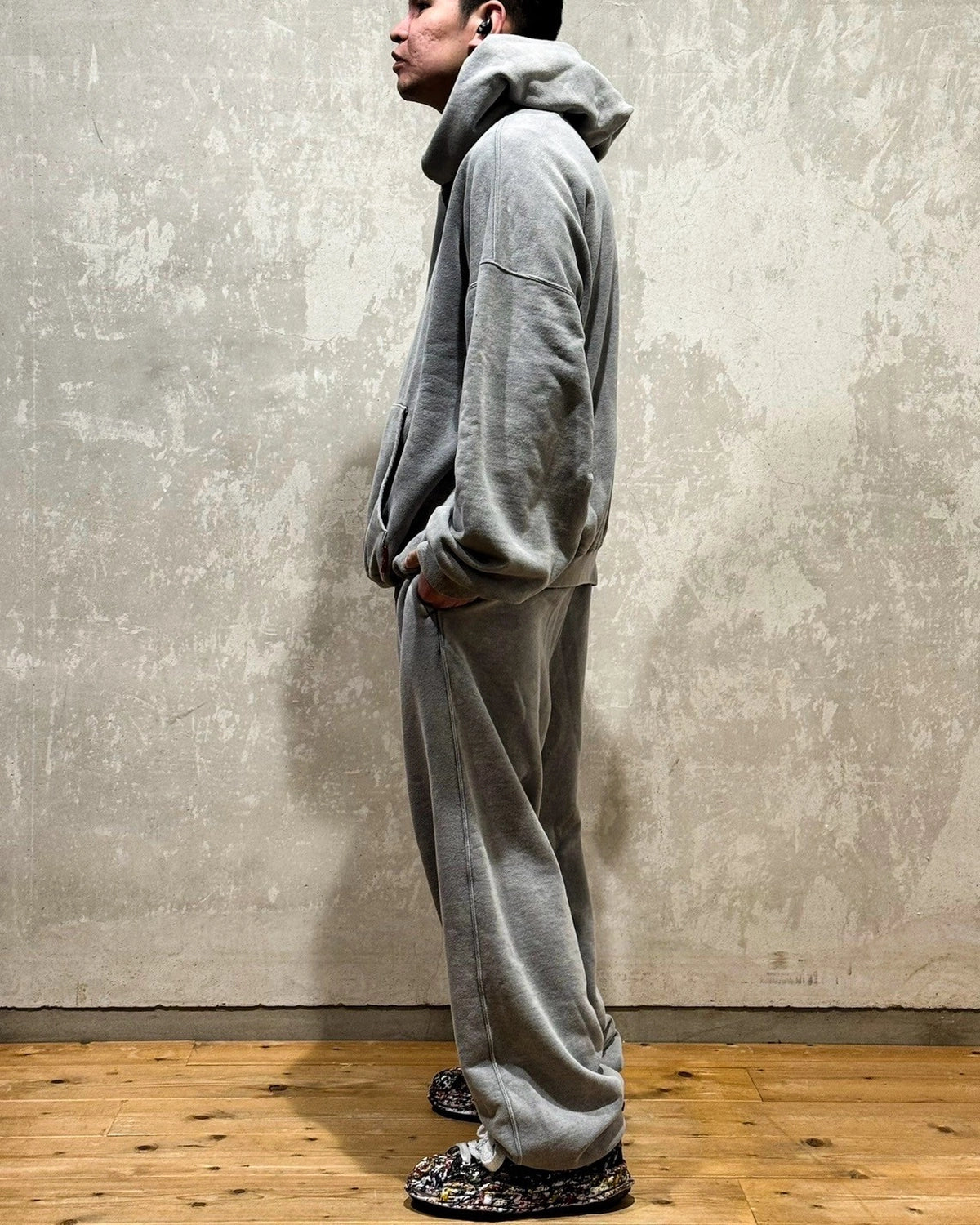 FUMITO GANRYU / Relaxed Sweat Trousers (Fu13-Pa-06)