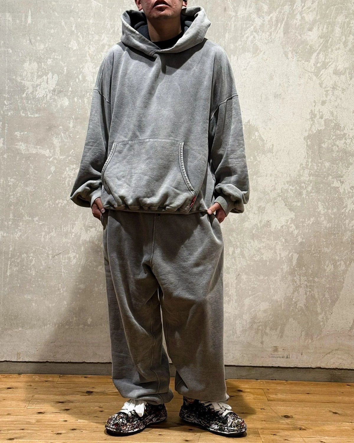 FUMITO GANRYU / Relaxed Sweat Trousers (Fu13-Pa-06)