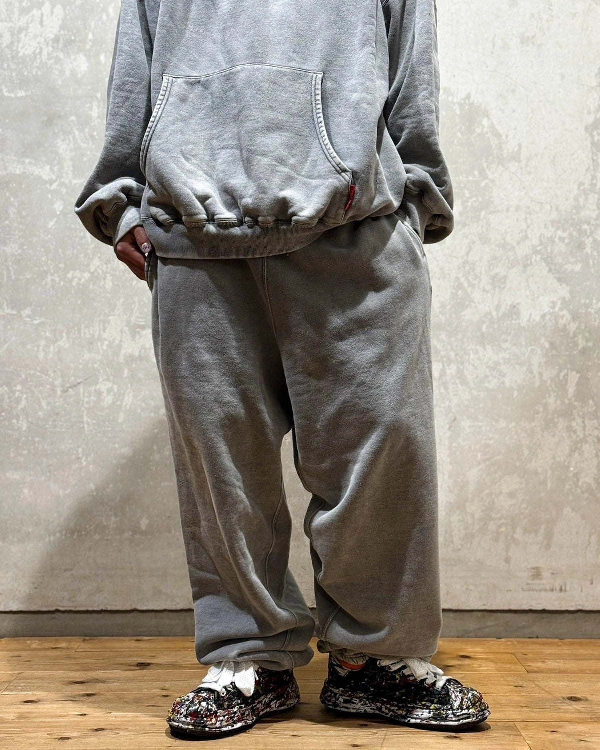 FUMITO GANRYU / Relaxed Sweat Trousers (Fu13-Pa-06)