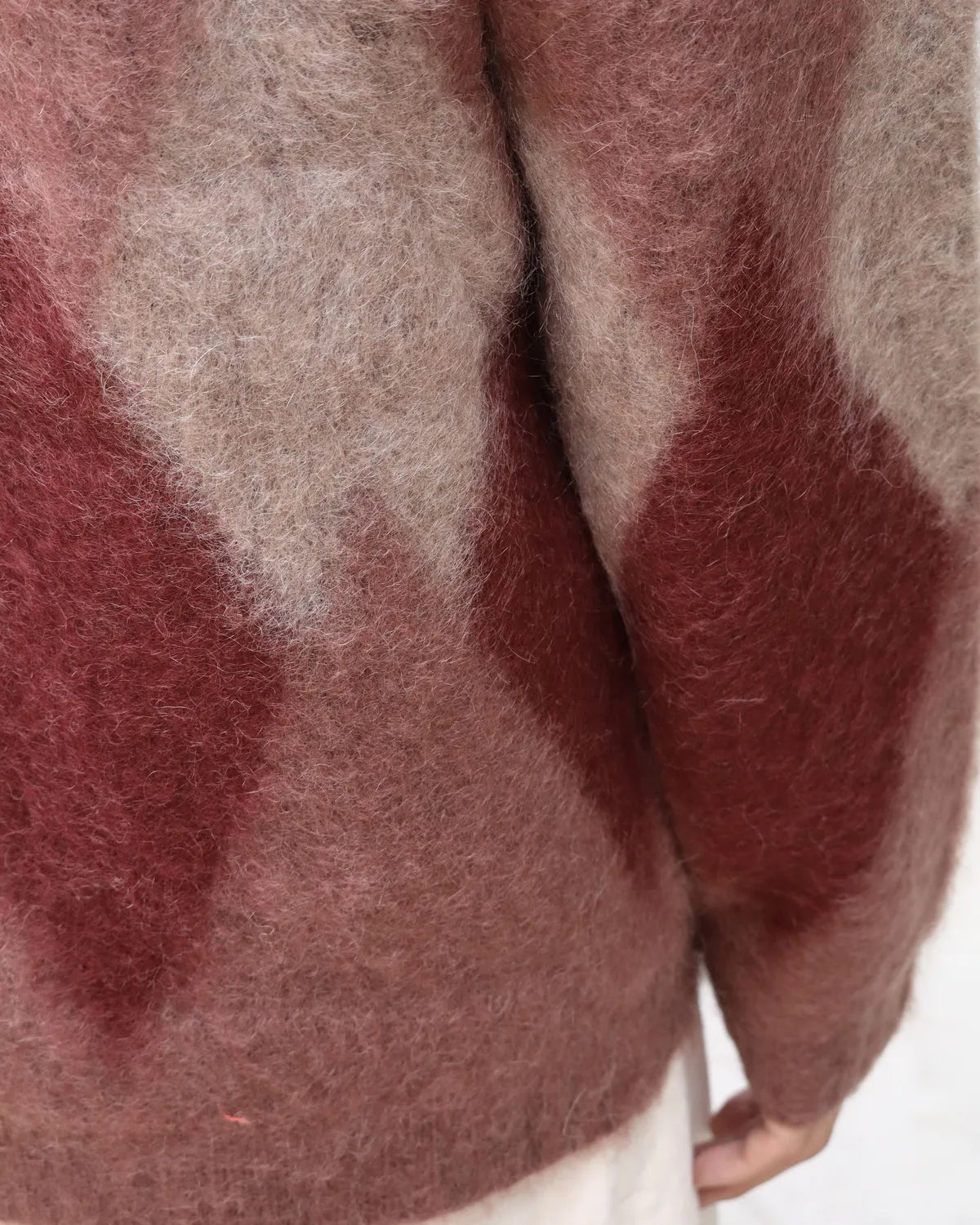 GDC / Argyle Mohair Cardigan (GD0465)