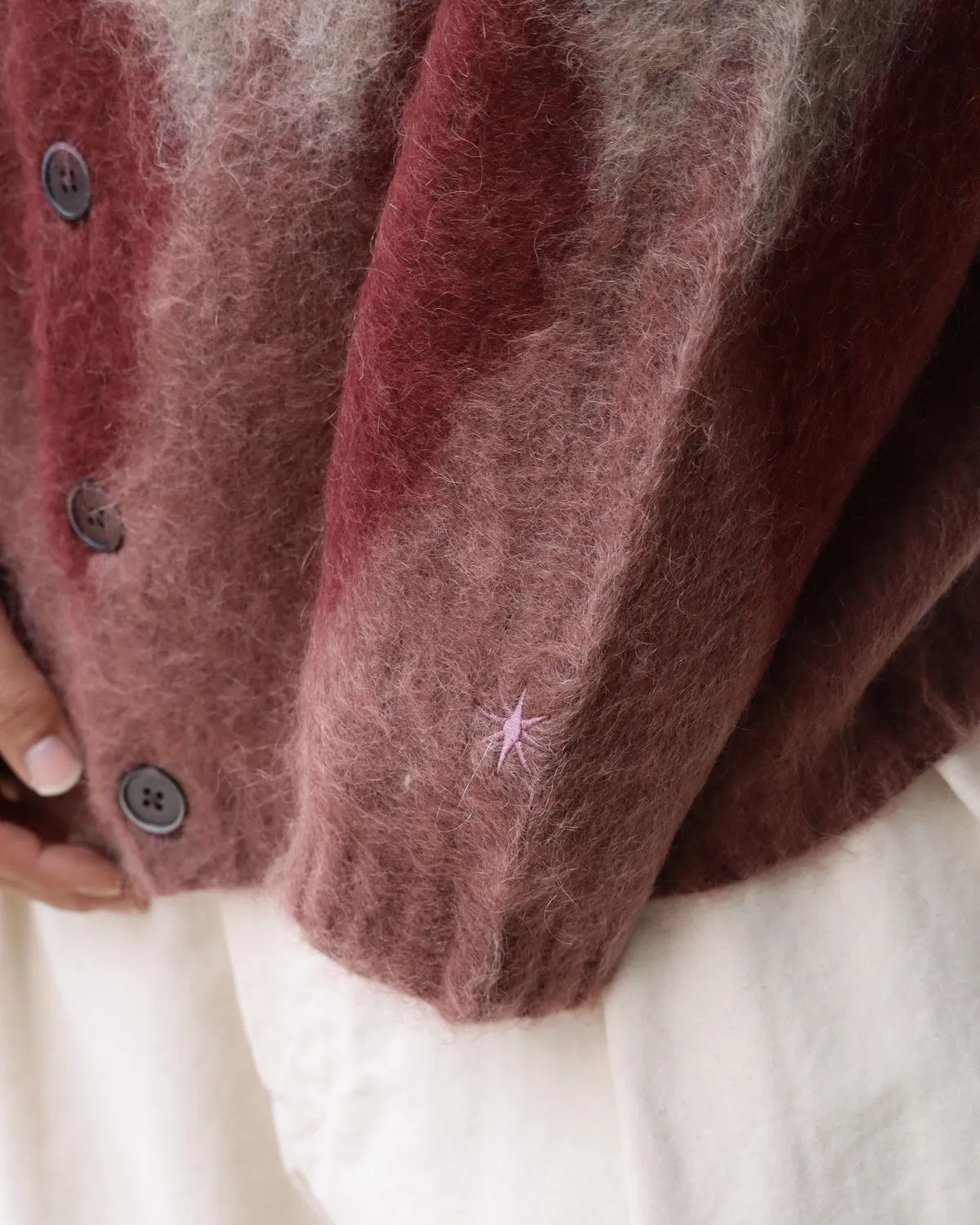 GDC / Argyle Mohair Cardigan (GD0465)