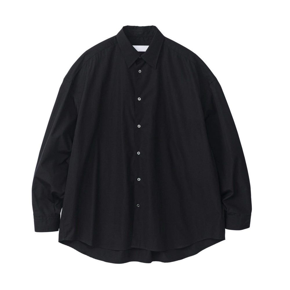 Graphpaper / High Count Broad L/S Oversized regular Collar Shirt  (GL253-50033B)