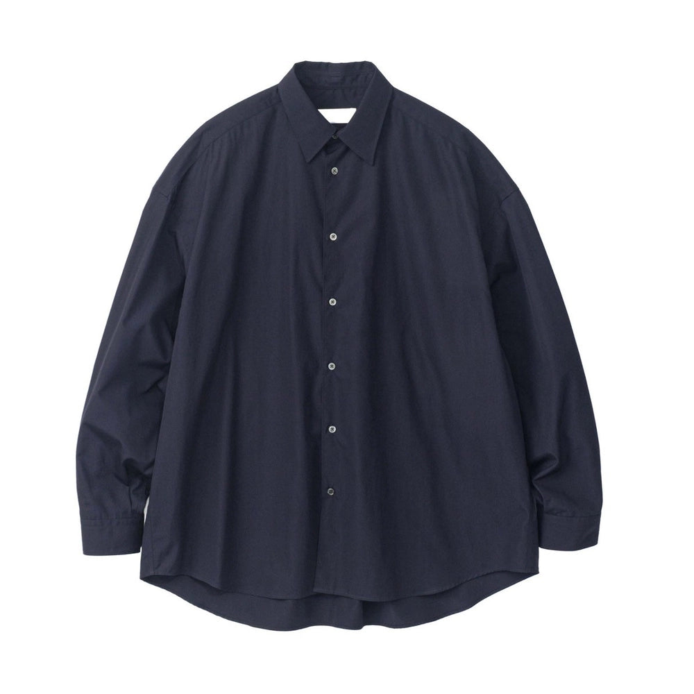 Graphpaper / High Count Broad L/S Oversized regular Collar Shirt (GL261-50033B)