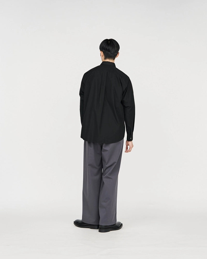 Graphpaper / High Count Regular Collar Round Cut Oversized Shirt (GM253-50030B)