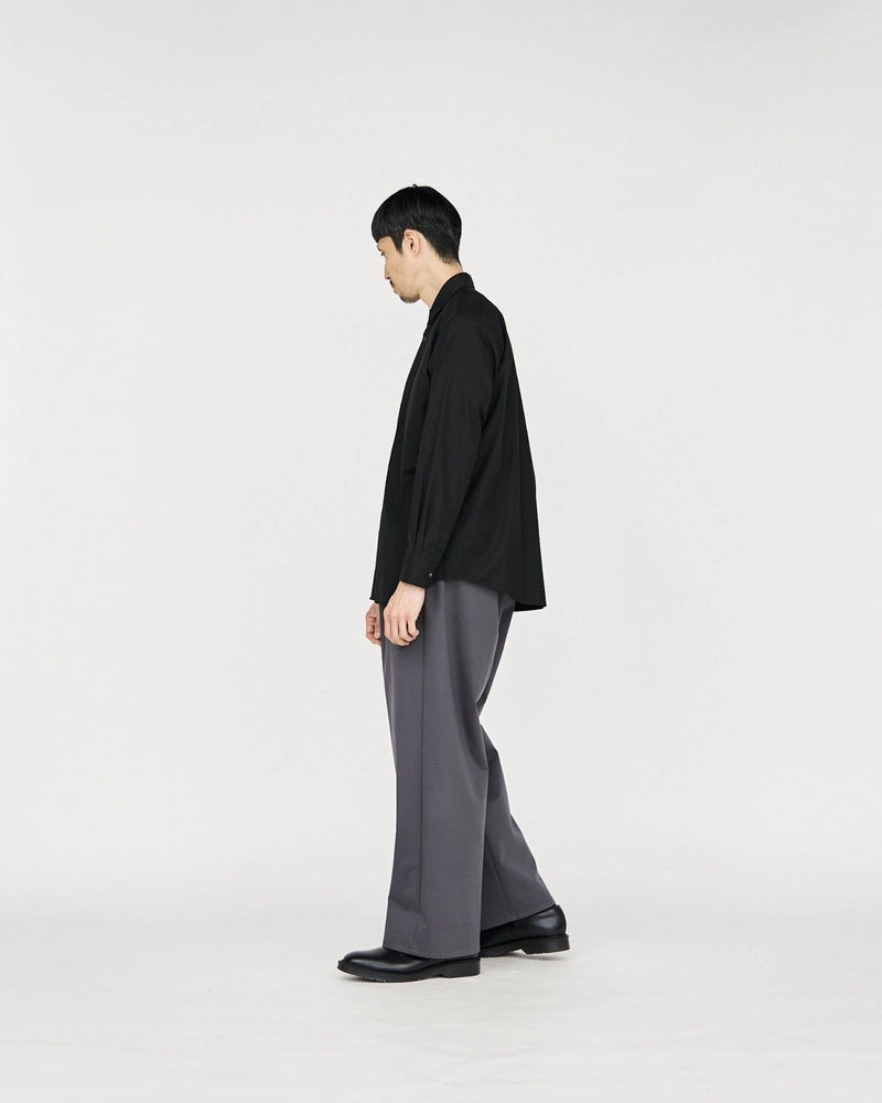 Graphpaper / High Count Regular Collar Round Cut Oversized Shirt (GM253-50030B)