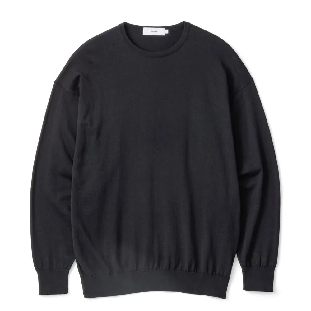 Graphpaper の Suvin Cotton L/S Crew Neck Knit