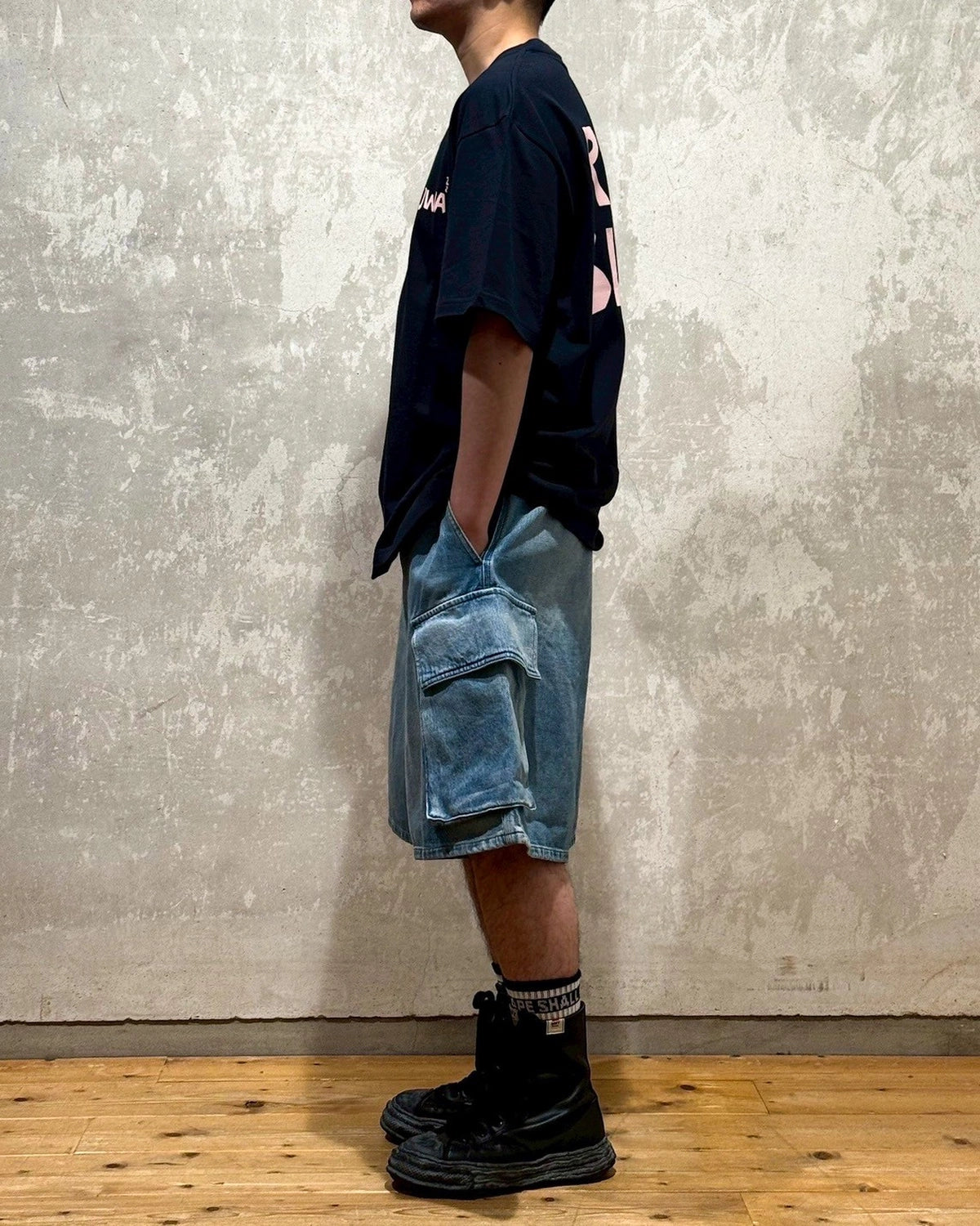 JW ANDERSON / カーゴ デニムショートパンツ (596-40072007)