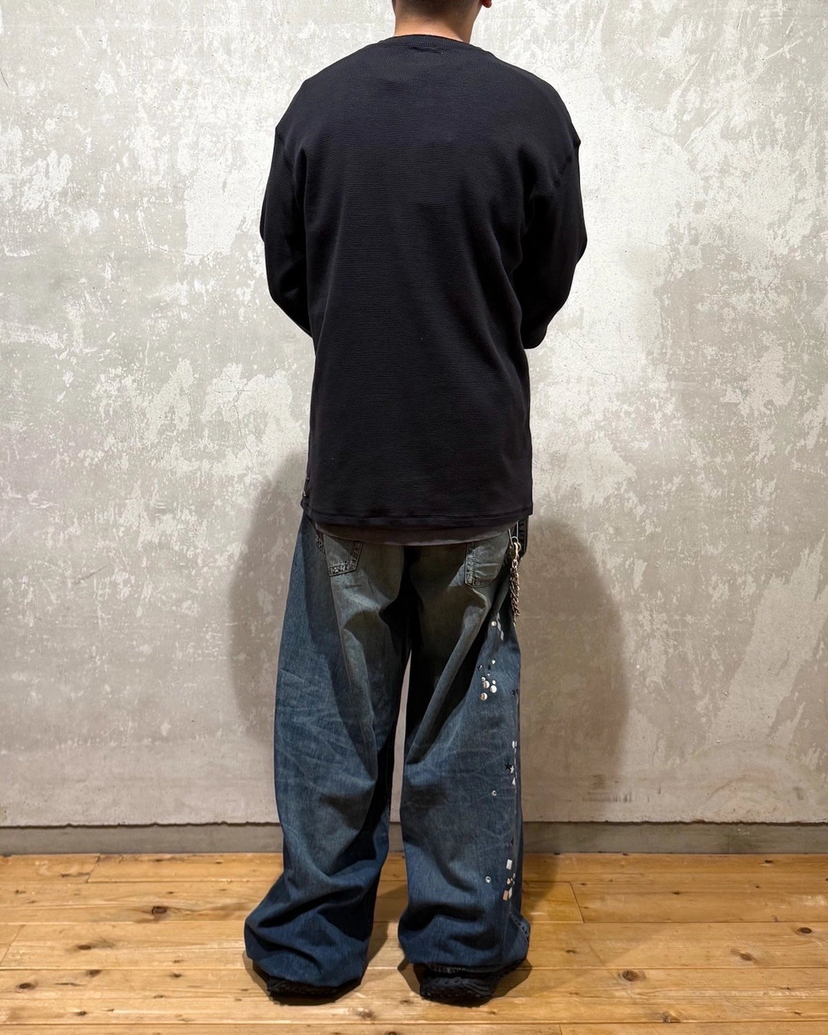 KAMIYA / BORO WflHenley L/S TEE (G15LT091)