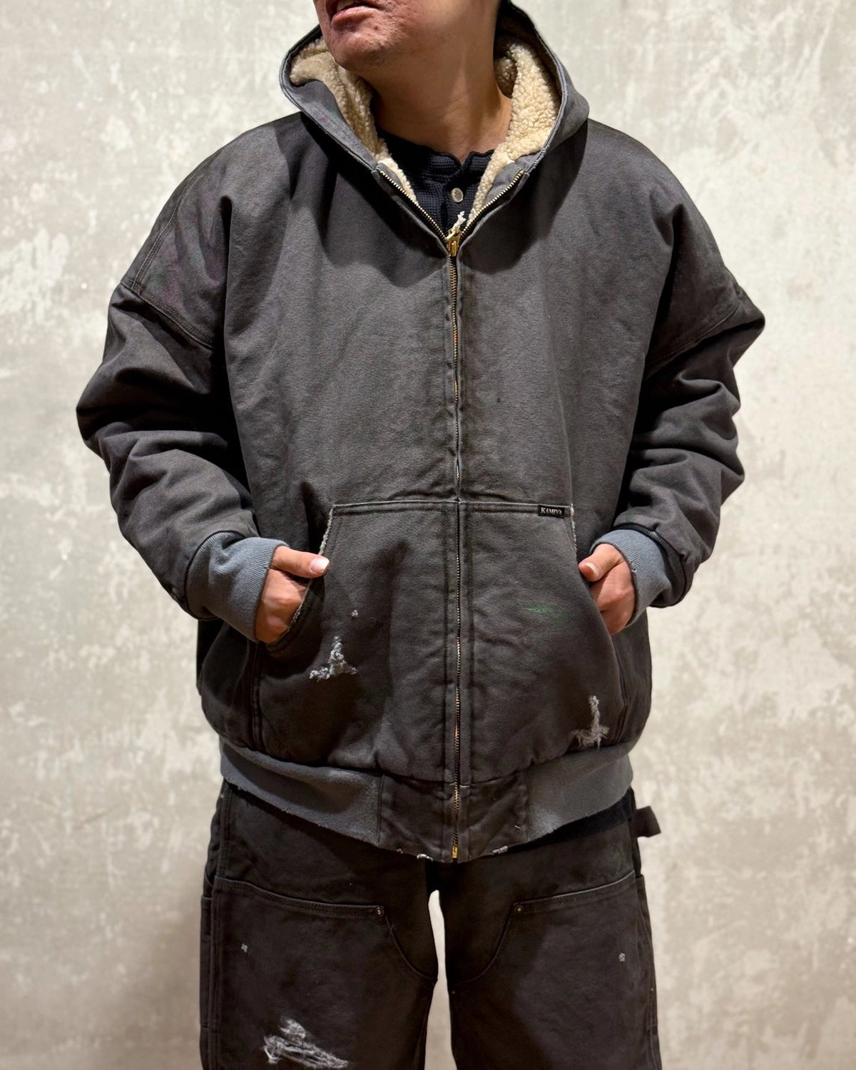 KAMIYA / BORO BoaDuck Zip Parka (G15BL101)