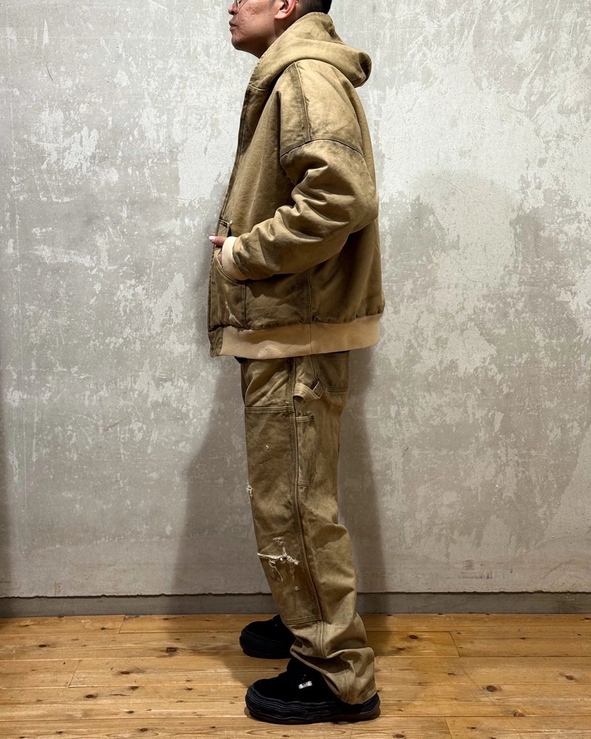 KAMIYA / BORO BoaDuck Zip Parka (G15BL101)