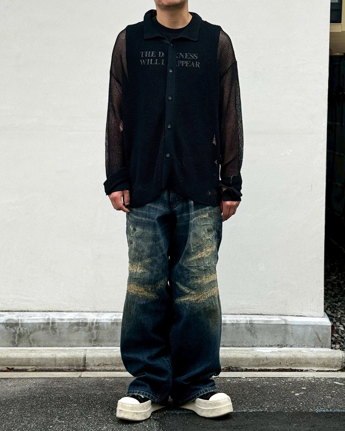 KAMIYA / BORO Super Baggy Denim Pants (G16PT043)