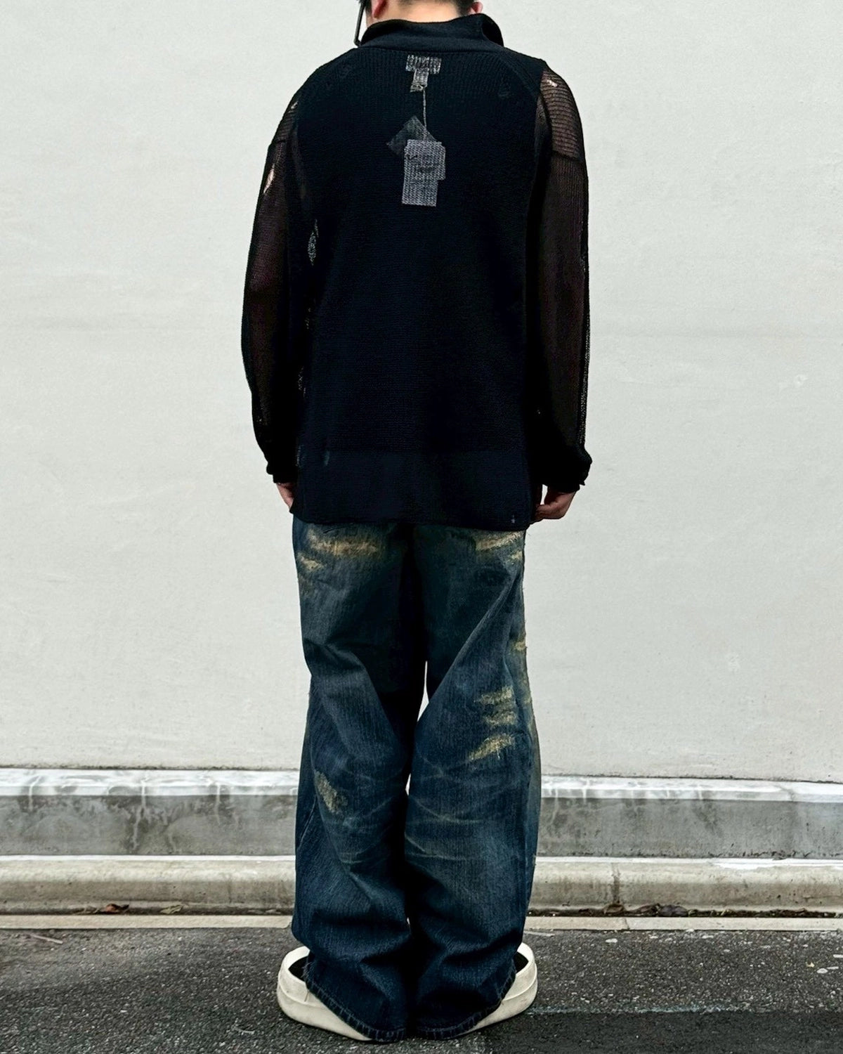 KAMIYA / BORO Super Baggy Denim Pants (G16PT043)