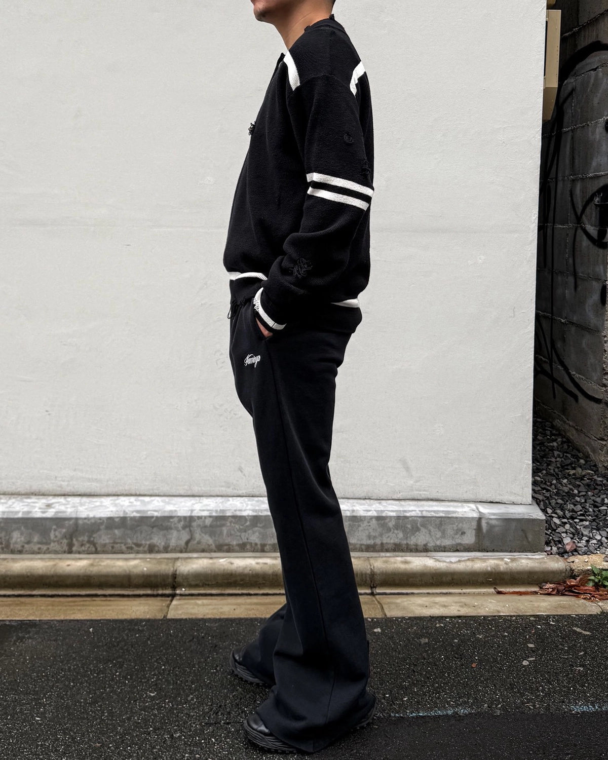 KAMIYA / Army Henley Knit (G17PO079)
