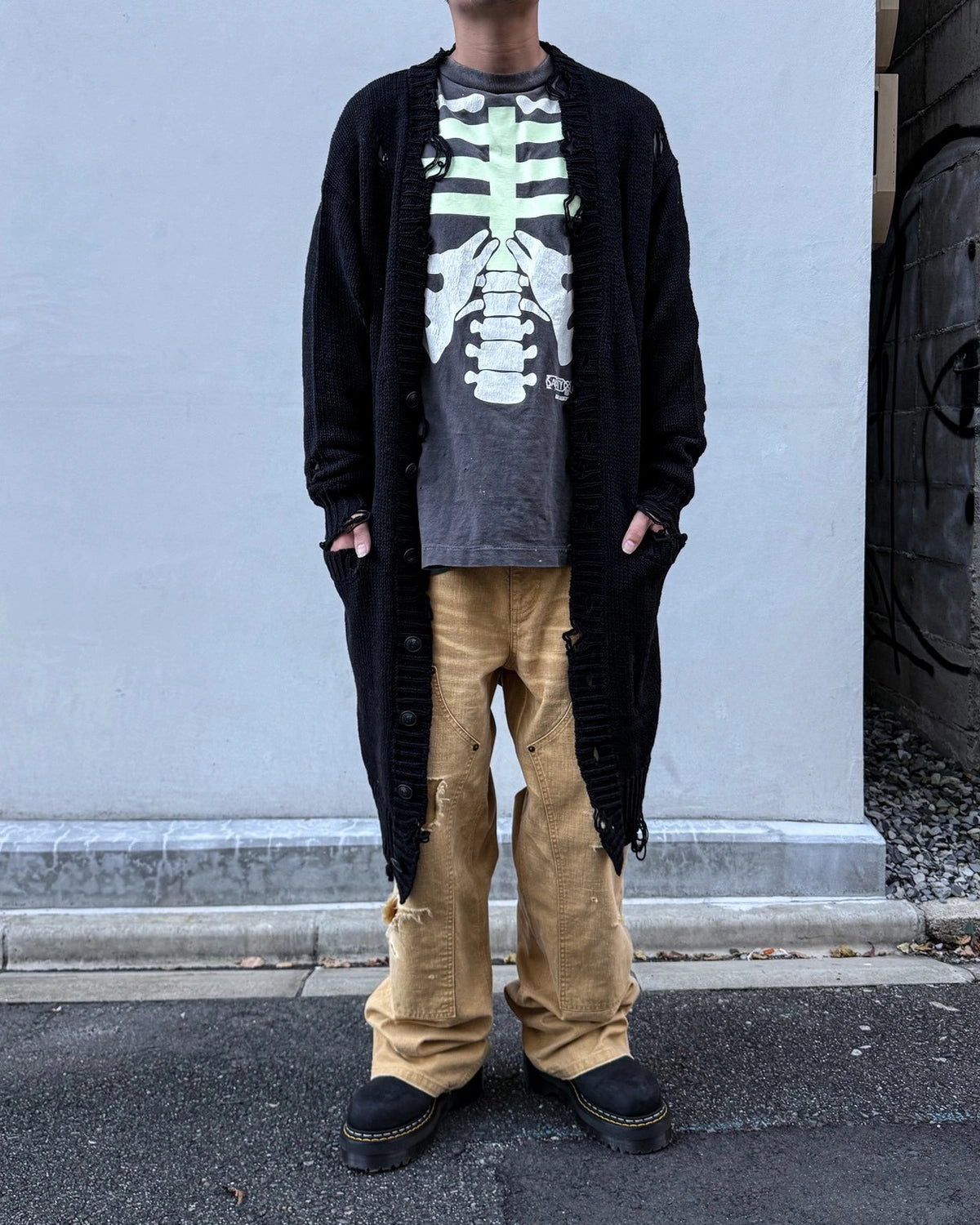 KAMIYA / Heavy Sun Faded Duck Painter Pants (G17PT099)