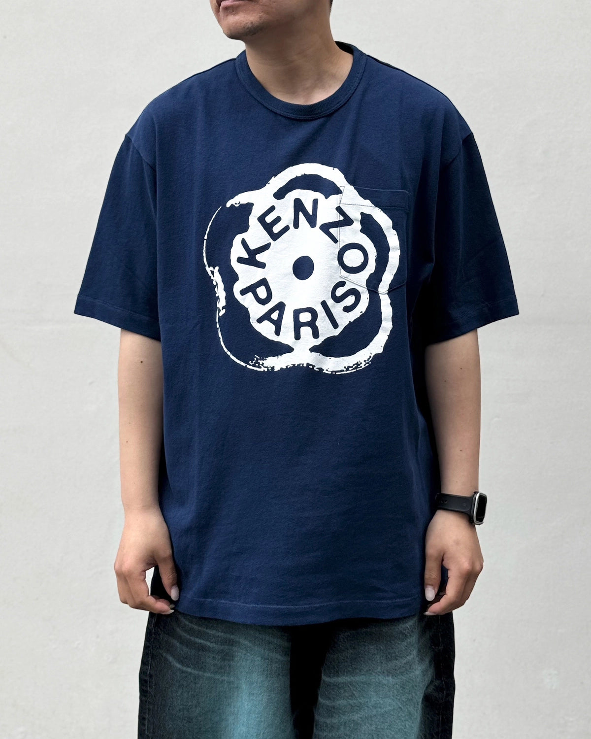 KENZO / 'Boke Flower 2.0' Tシャツ イン コットン (FG55TS2044SK)