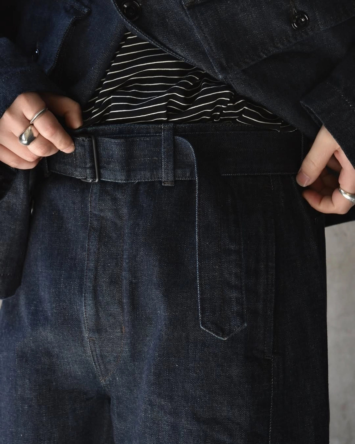 LEMAIRE / TWISTED BELTED PANTS (PA326 LD0068)