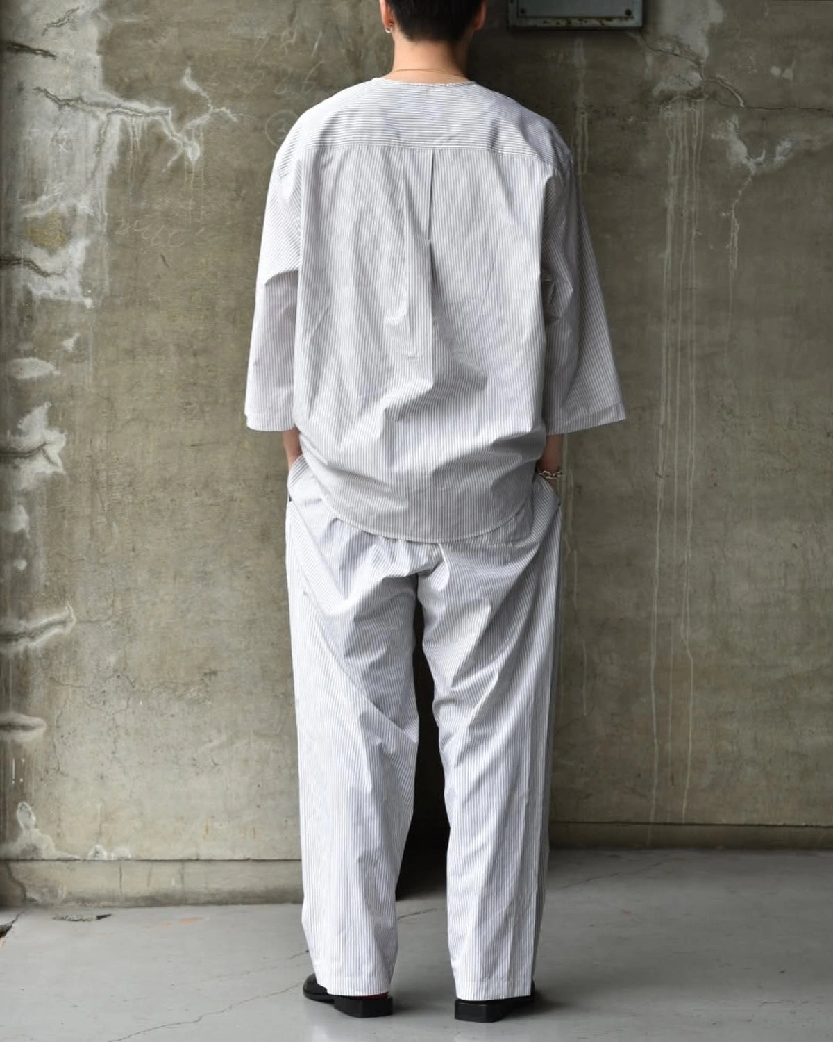 LEMAIRE / SHORT SLEEVE HENLEY TOP (TO1326 LF1409)