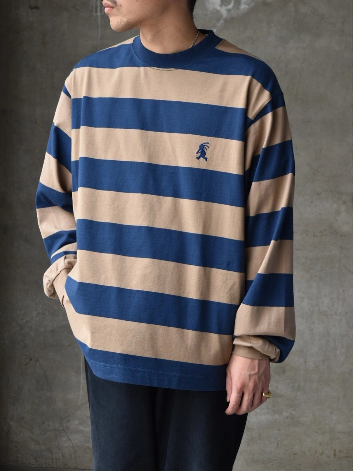 LQQK STUDIO / LONGSLEEVE BORDER TEE (LQA25BD13)