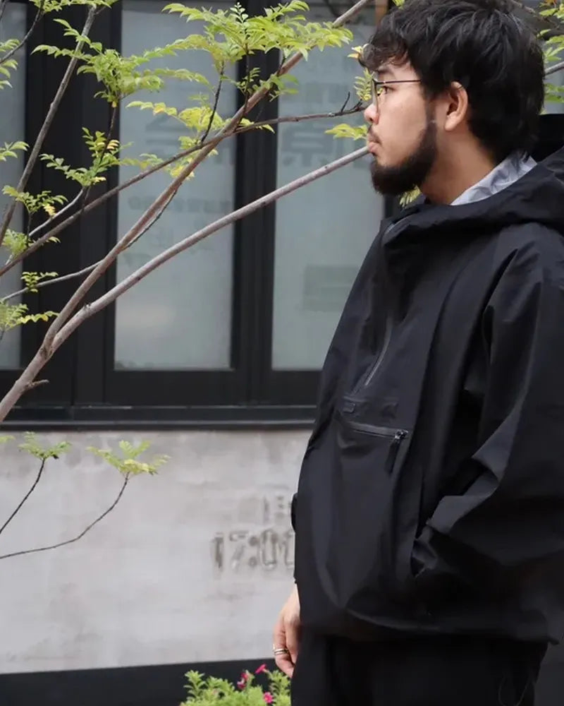 LQQK STUDIO / NYLON PULLOVER JACKET (LQA24JK01)