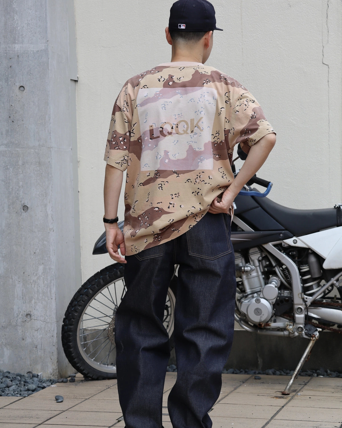 LQQK STUDIO / CAMO BOX LOGO TEE (LQA26ST15)