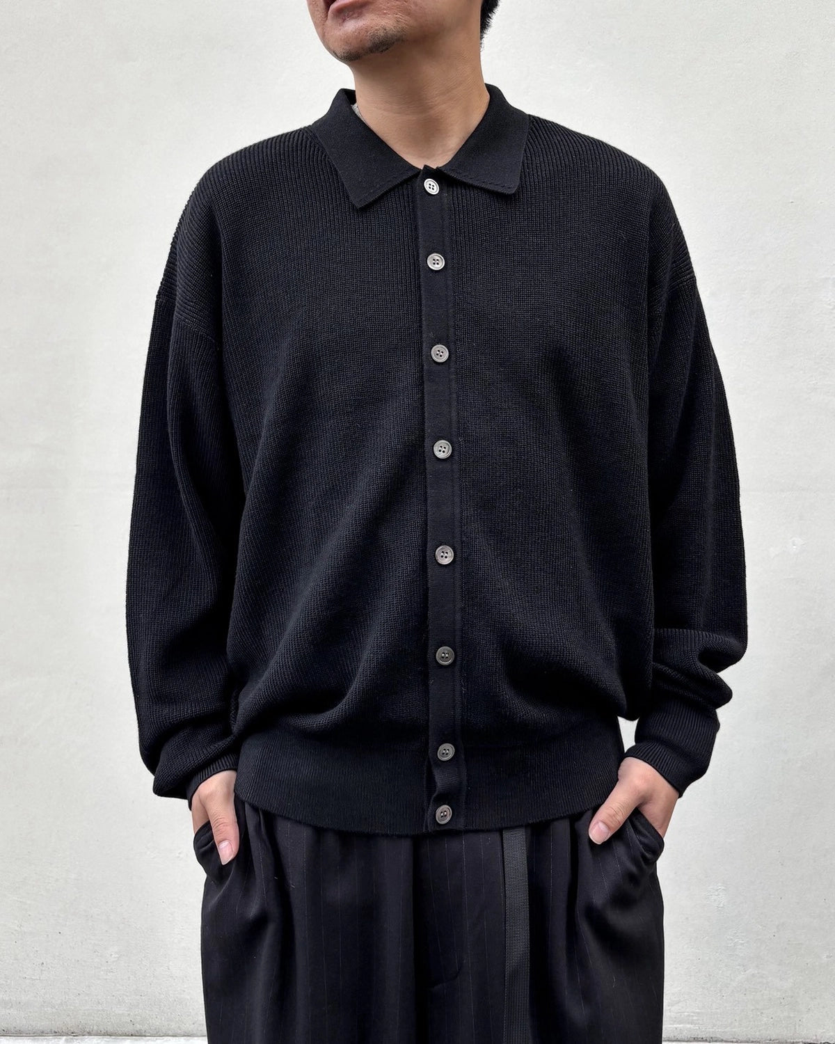 MAGIC STICK / COLARES KNIT MAFIA SHIRT (26FW-MS10-022)