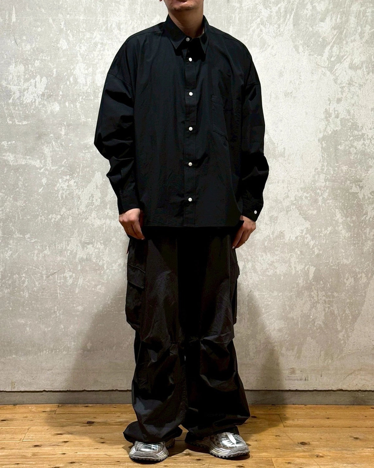 MAGIC STICK / 2 Face Dress Shirt v2 (25FW-MS8-011A)