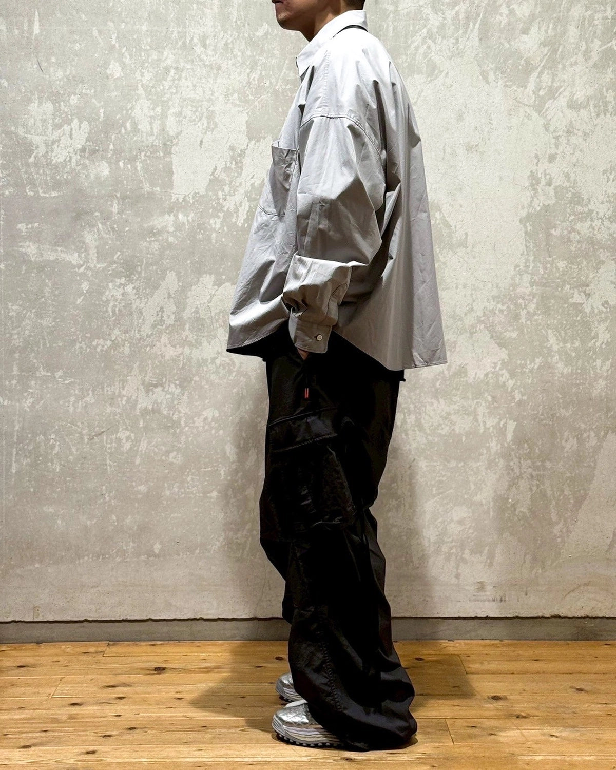 MAGIC STICK / 2 Face Dress Shirt v2 (25FW-MS8-011A)