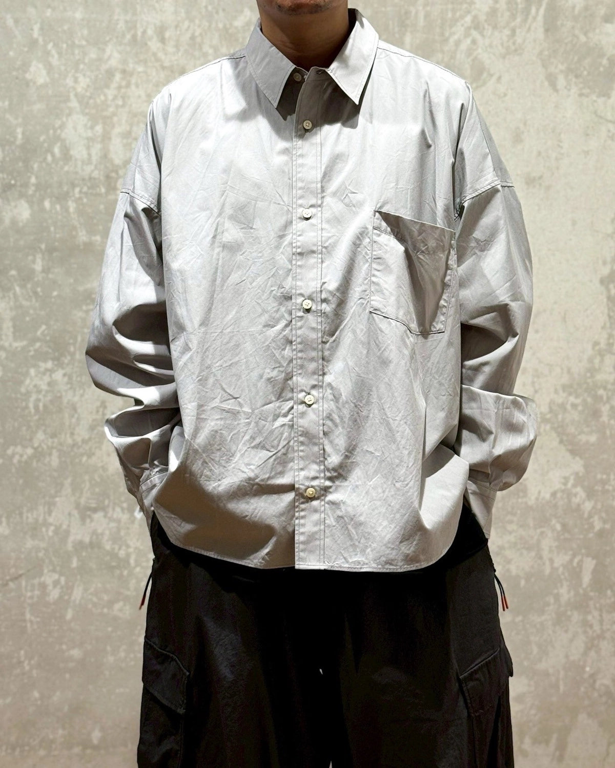MAGIC STICK / 2 Face Dress Shirt v2 (25FW-MS8-011A)