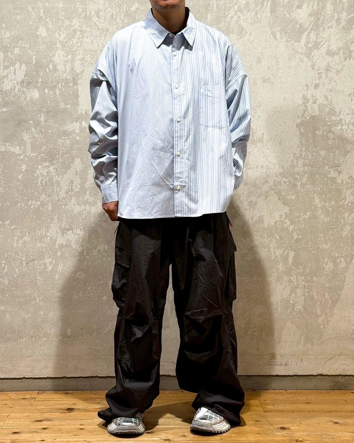 MAGIC STICK / 2 Face Dress Shirt v2 (25FW-MS8-011A)