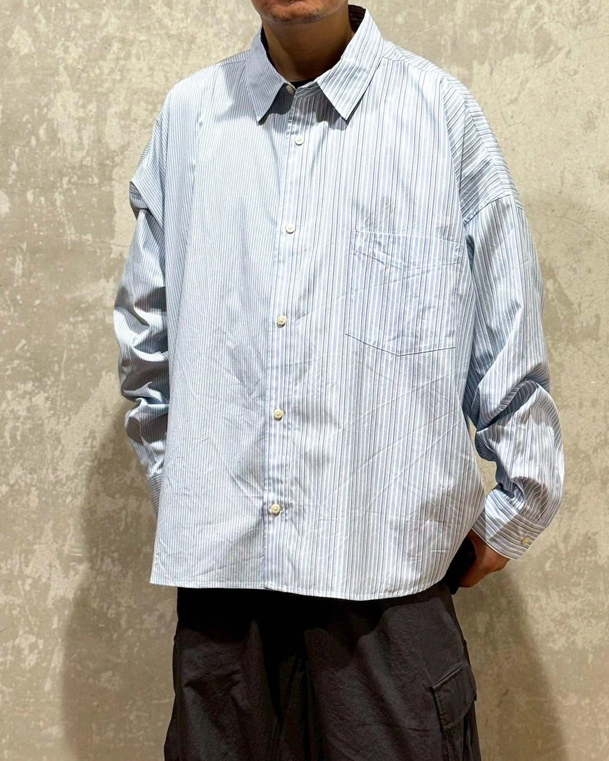 MAGIC STICK / 2 Face Dress Shirt v2 (25FW-MS8-011A)