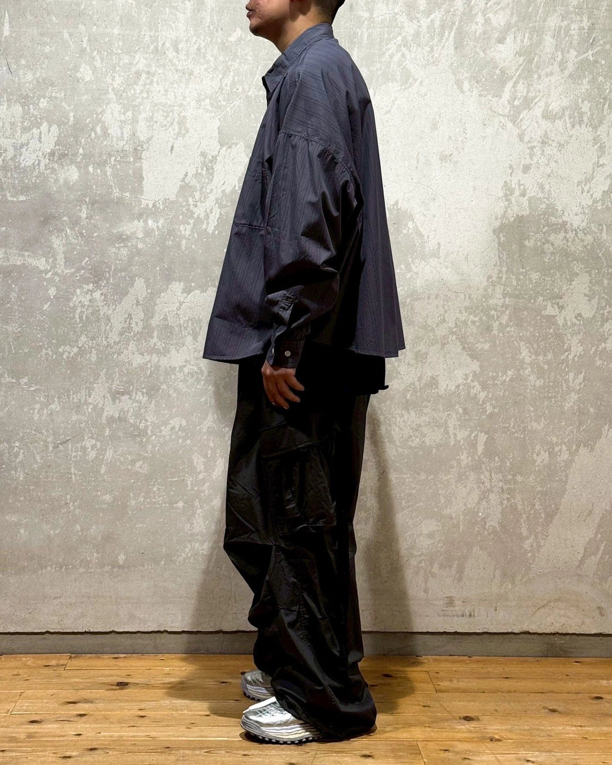 MAGIC STICK / 2 Face Dress Shirt v2 (25FW-MS8-011B)