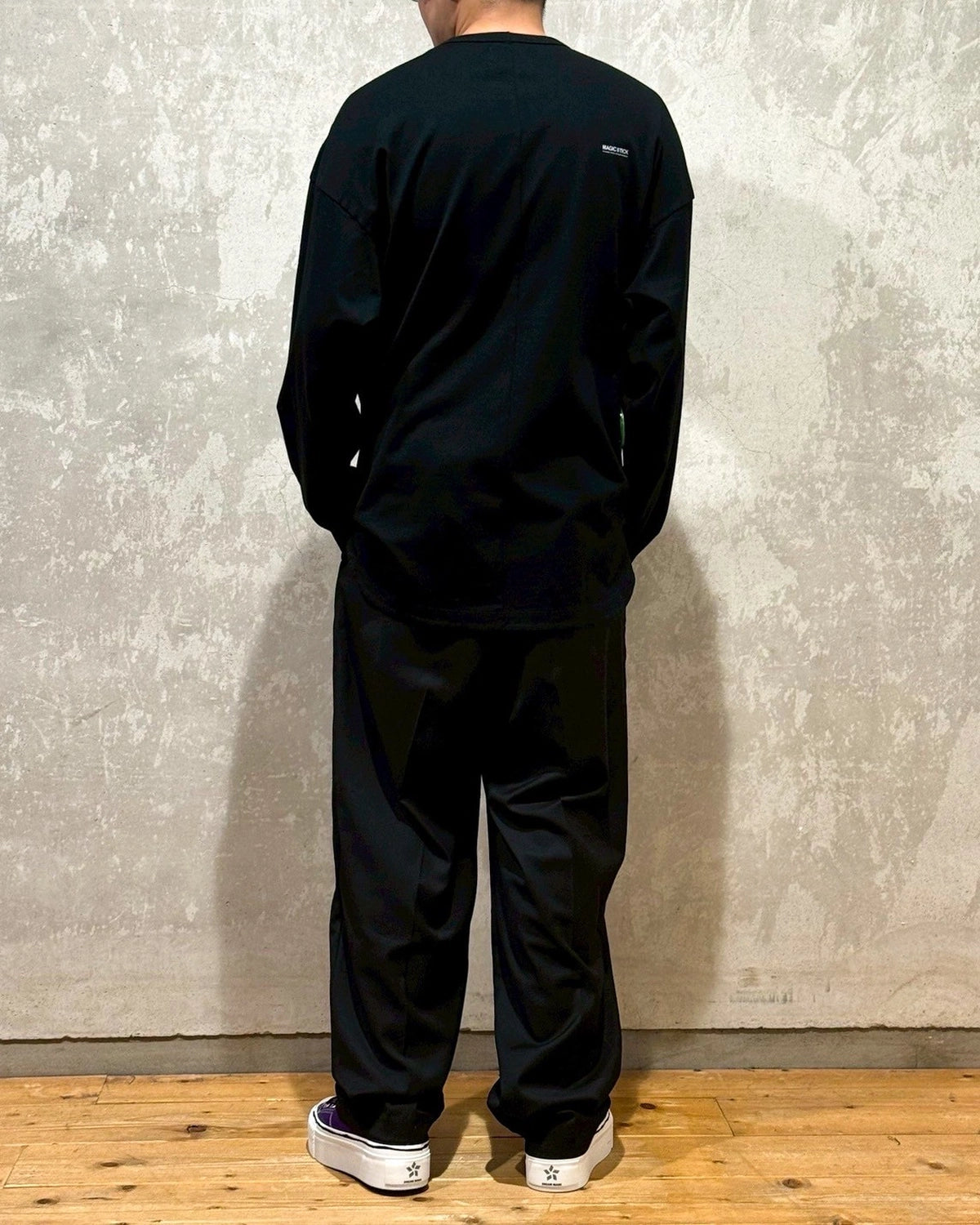 MAGIC STICK / Iikanji 1 tuck EZ Trousers (25FW-MS9-023)