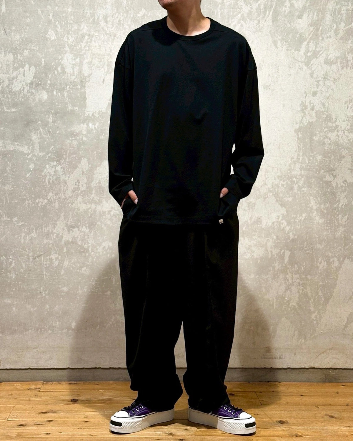 MAGIC STICK / Iikanji 1 tuck EZ Trousers (25FW-MS9-023)