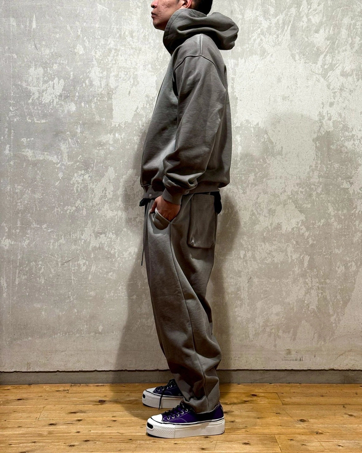 MAGIC STICK / 2 TONE Comfort Hoodie (25FW-MS9-025)
