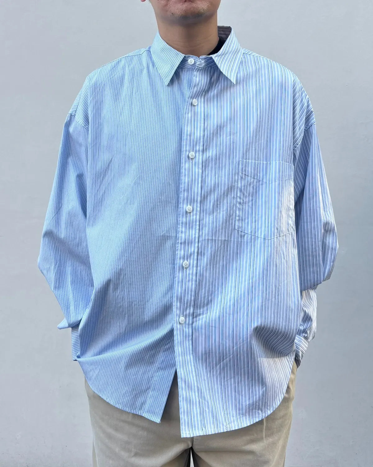 MAGIC STICK / 2FACE ESSENTIAL STRIPES SHIRT (26FW-MS9-010)