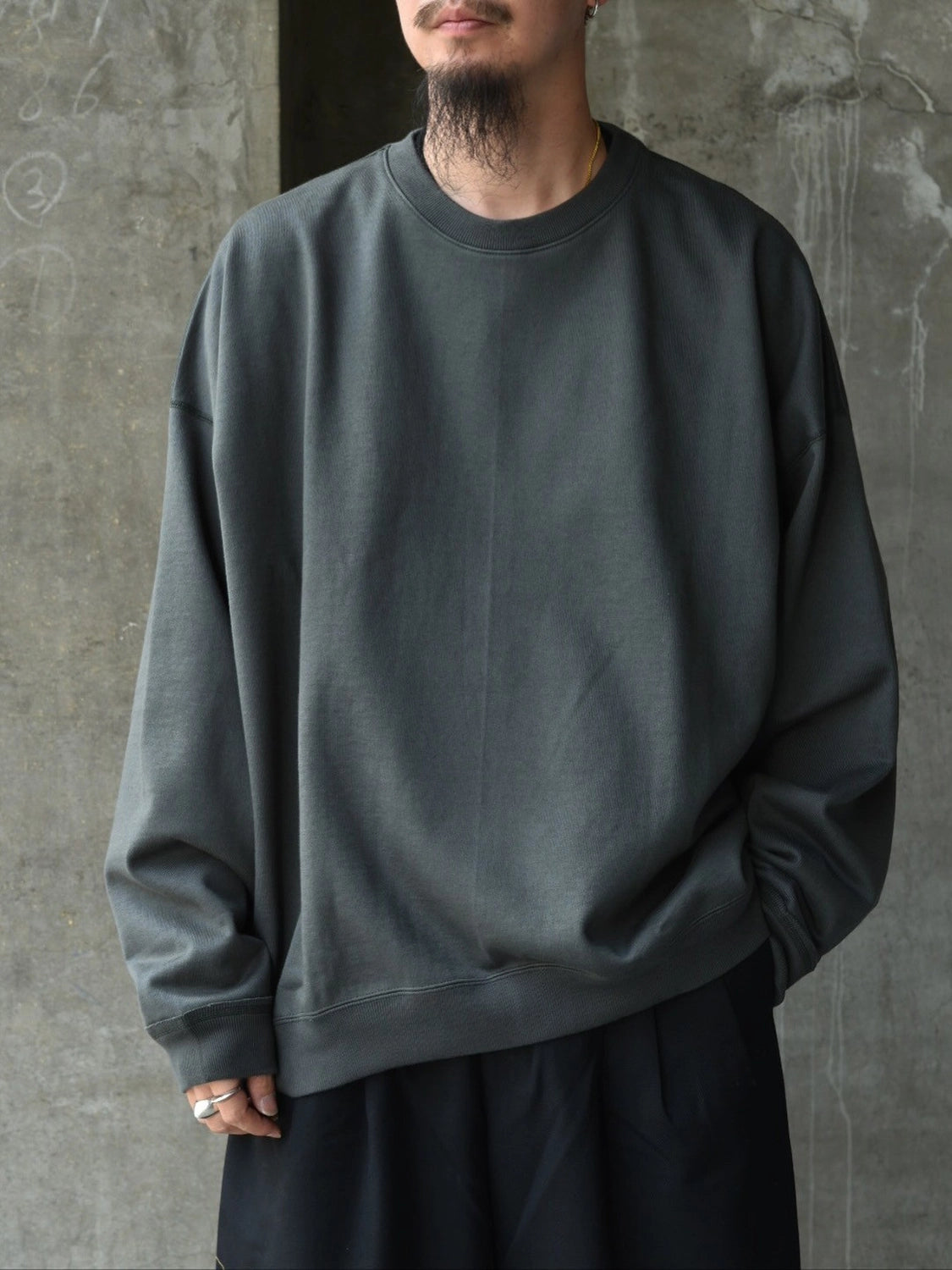 MARKAWARE / Organic Cotton Heavy Fleece Huge Sweat (A25C09CS01C)