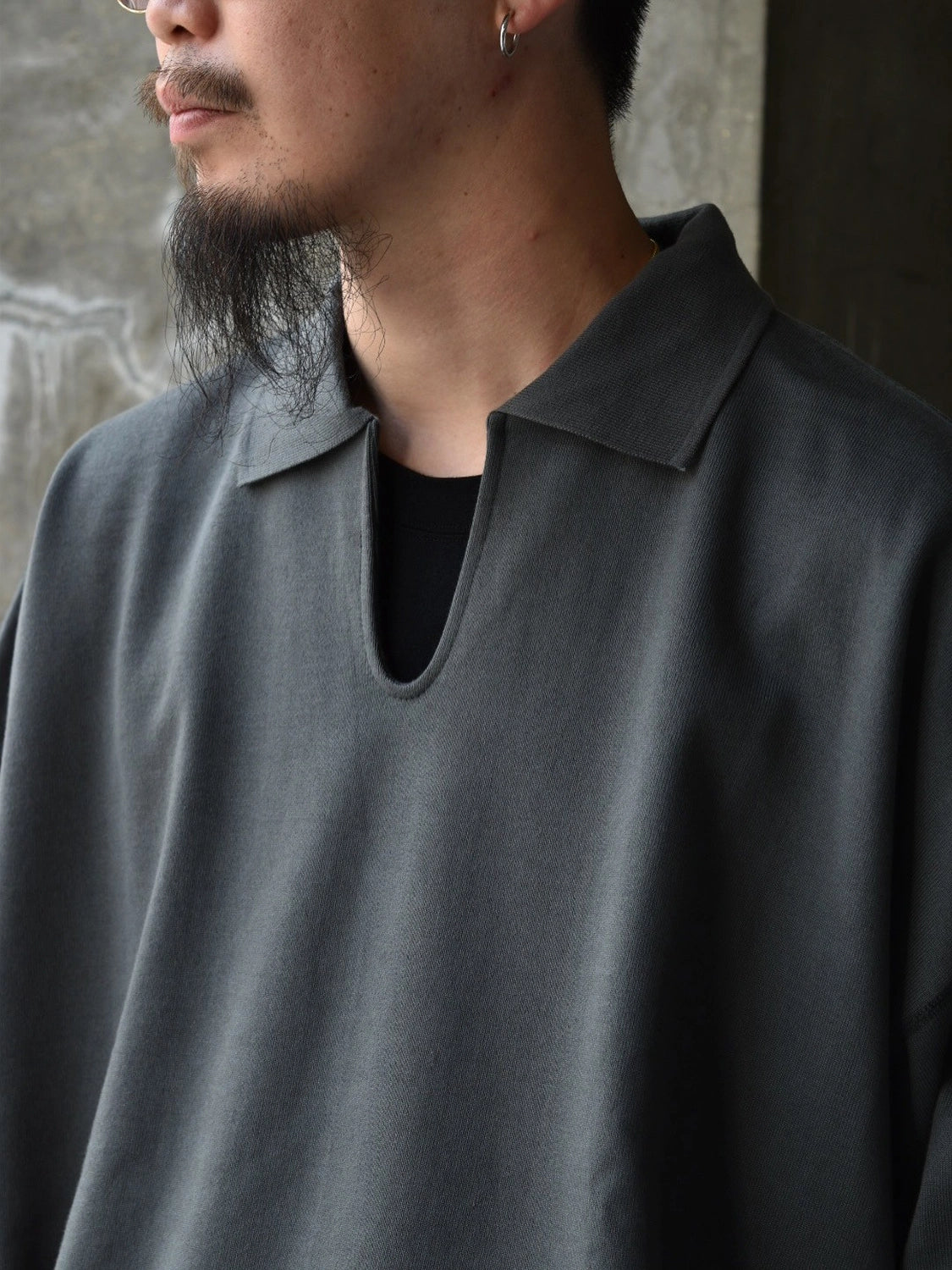 MARKAWARE / Organic Cotton Heavy Fleece Skipper Huge Sweat (A25C09CS04C)