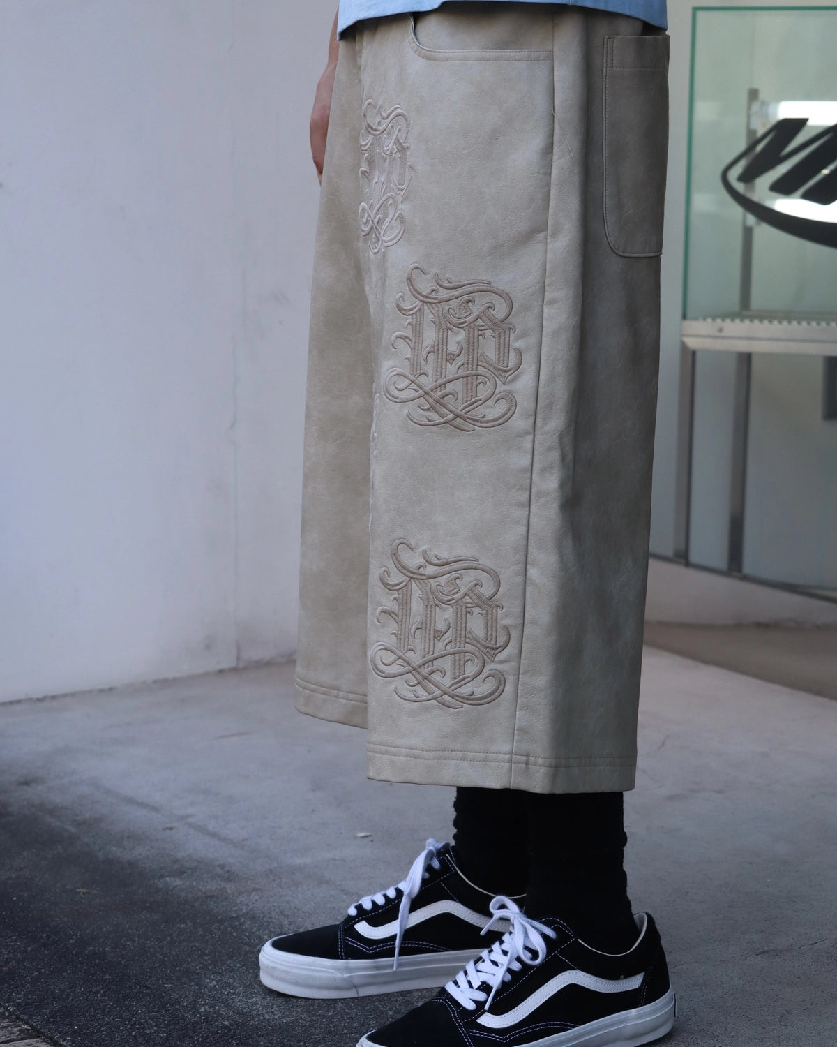 MARK POINT × KB / KB×MP LEATHER SHORTS