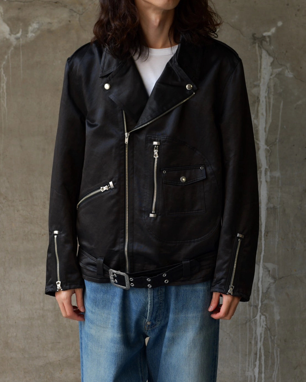 MASSES / SATIN RIDERS JKT (1262041013)