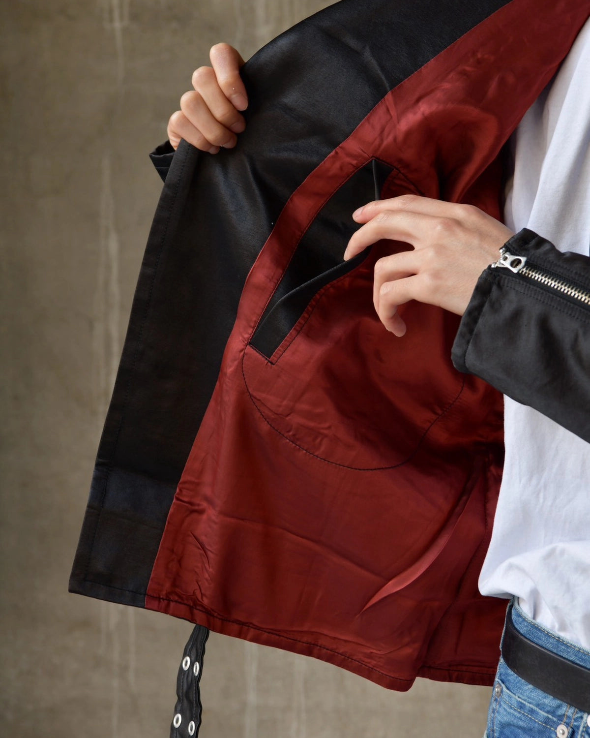 MASSES / SATIN RIDERS JKT (1262041013)