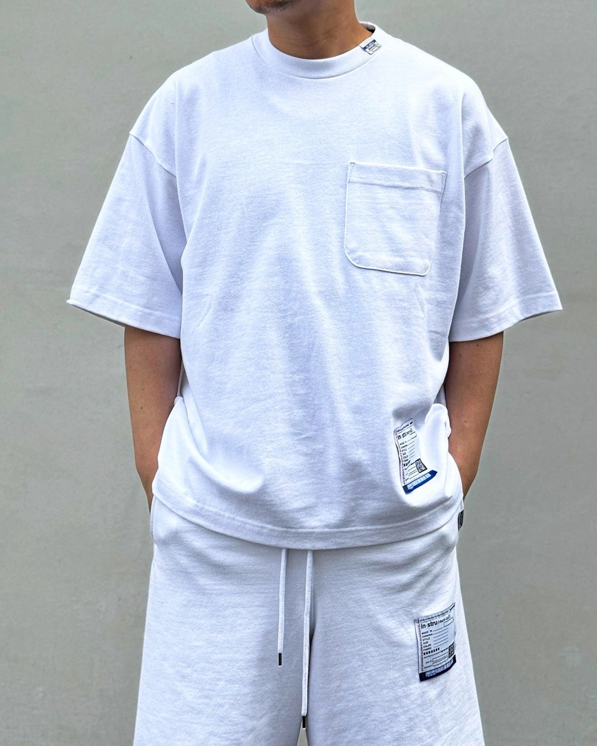 Maison MIHARA YASUHIRO in・stru(men-tal). / Heavy Weight Jersey Pocket T-shirt (I17TS537)