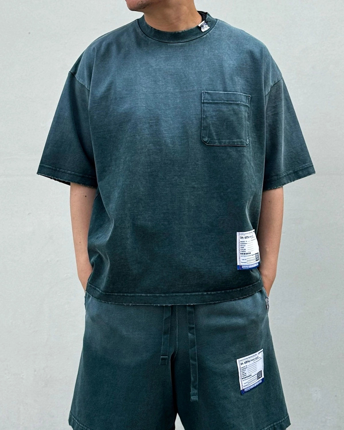 Maison MIHARA YASUHIRO in・stru(men-tal). / Sun Faded Like Distressed T-Shirt (I17TS526)