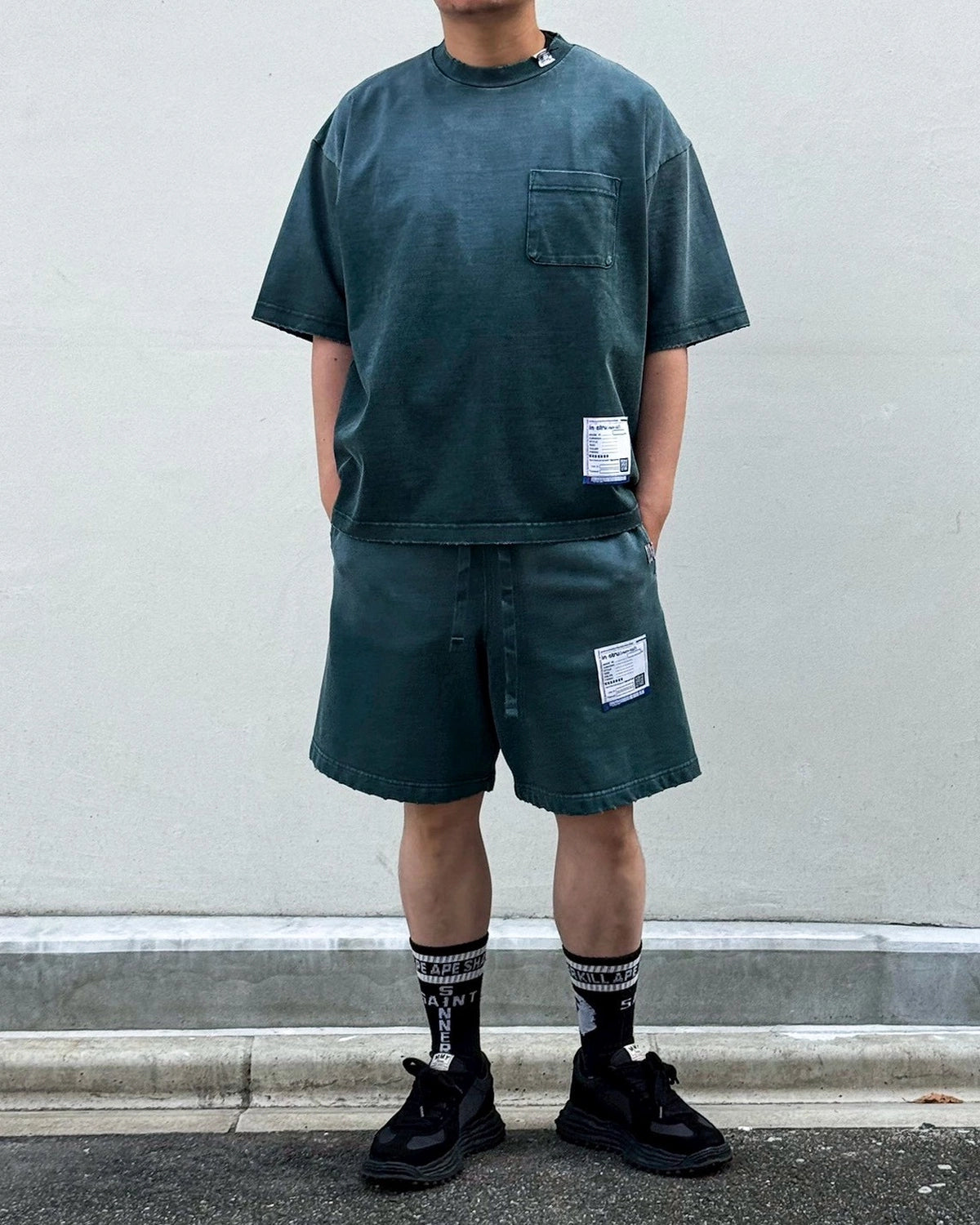 Maison MIHARA YASUHIRO in・stru(men-tal). / DISTRESSED SHORTS (I17SP524)