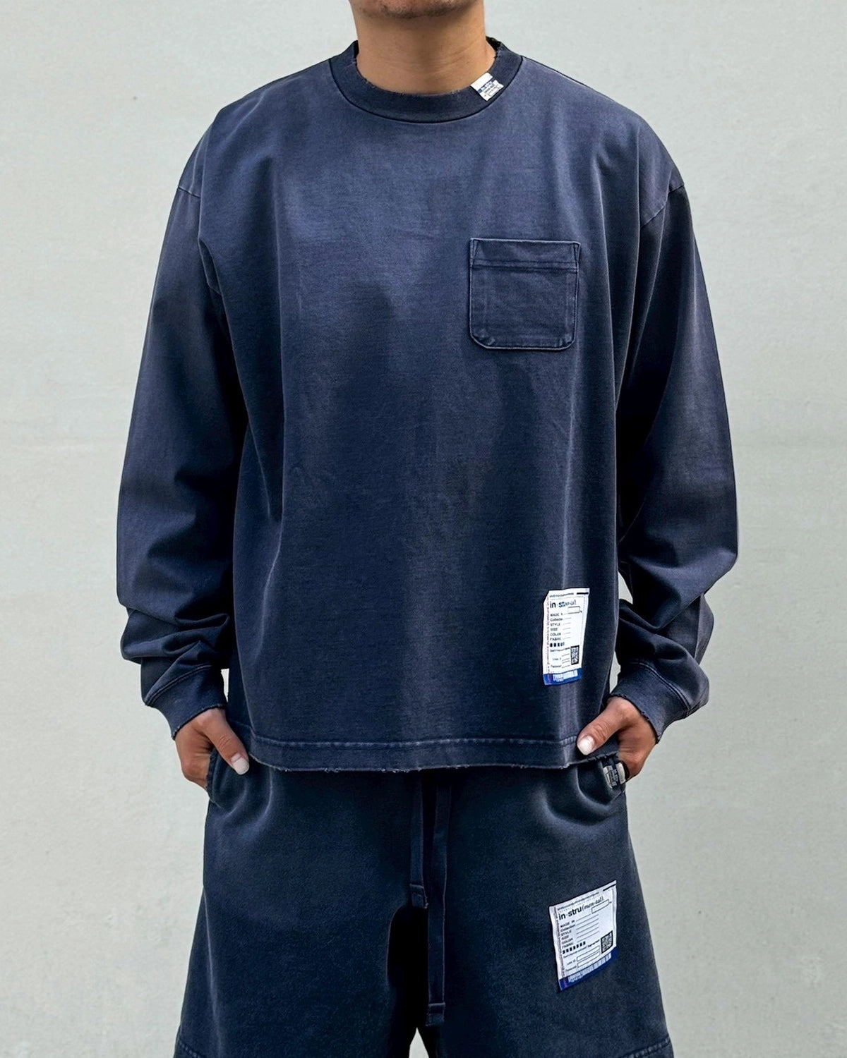新品未使用　ミハラヤスヒロ　長袖シャツ　LONG SLEEVES Maison MIHARA YASUHIRO(メゾンミハラヤスヒロ) in・stru(men-tal