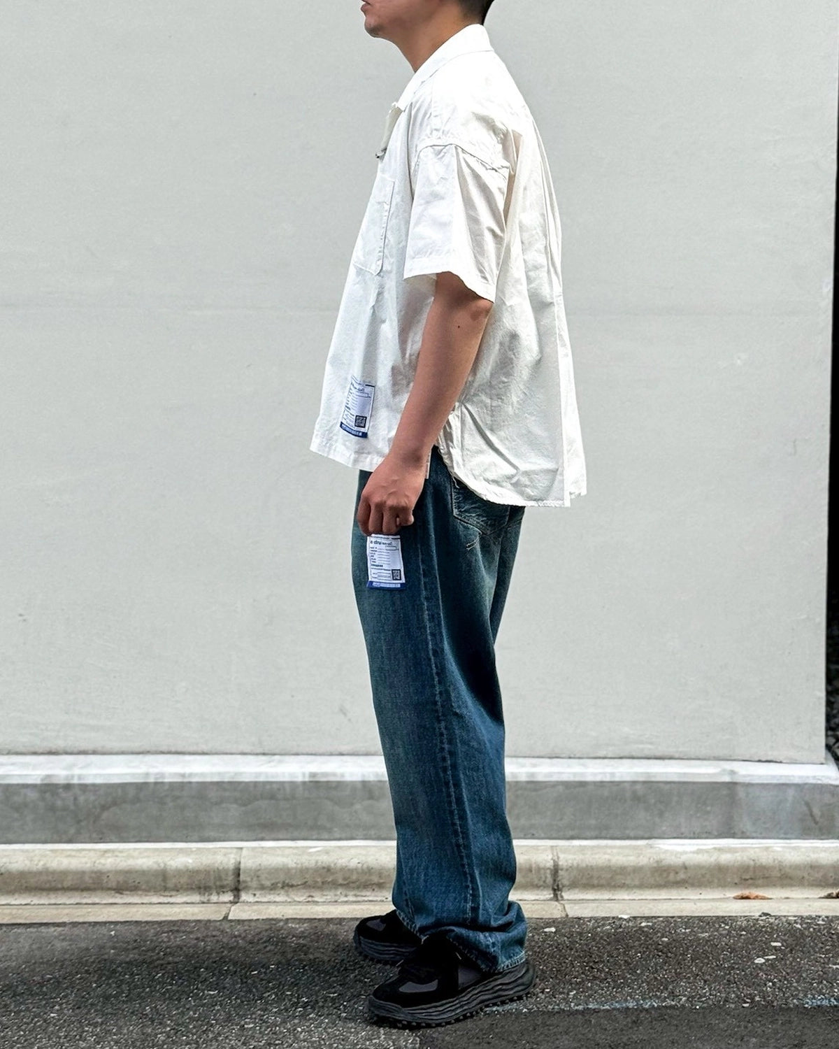 Maison MIHARA YASUHIRO in・stru(men-tal). / OVER DYE SS SHIRTS (I12SH012)