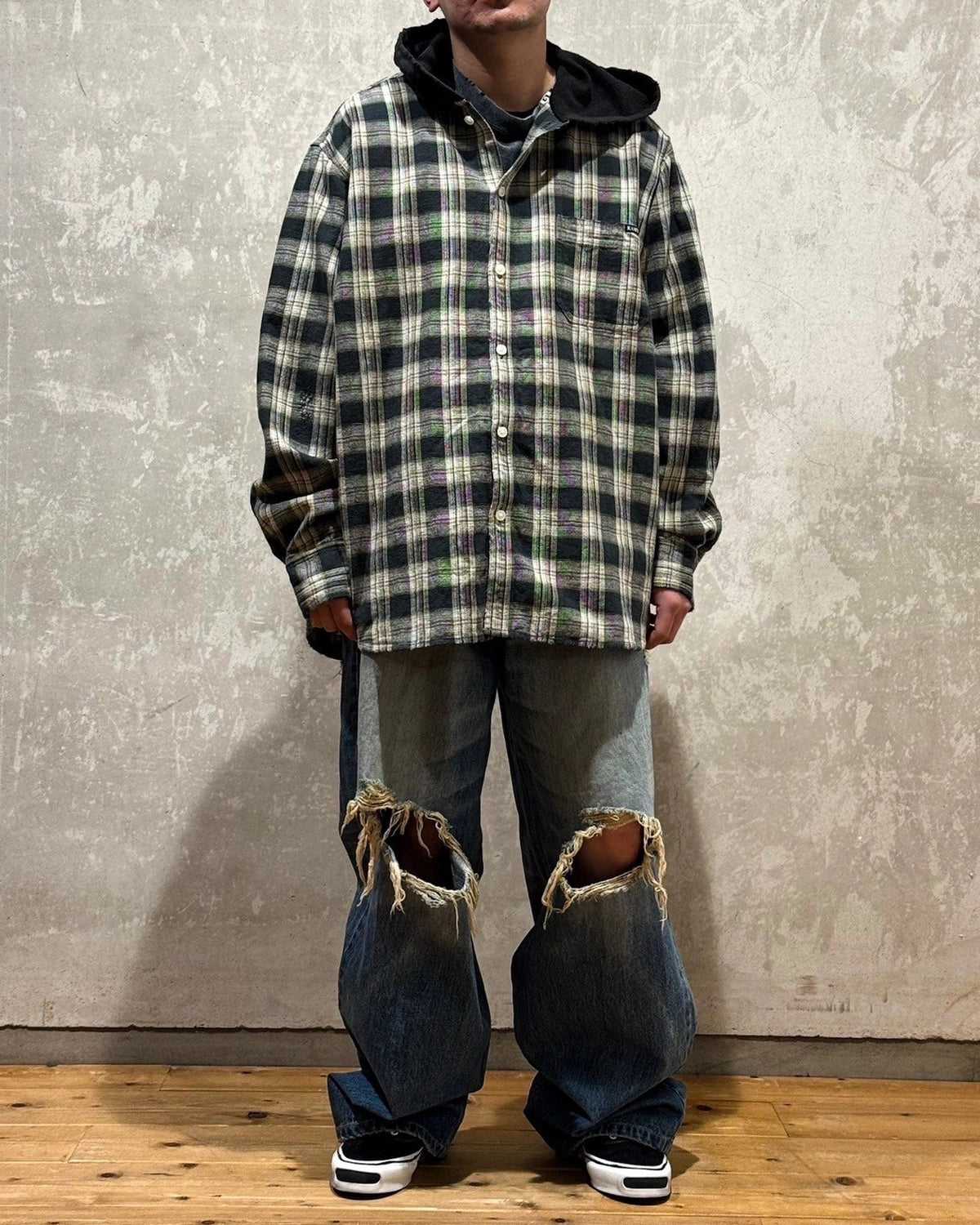 KAMIYA / Denim Wide Pants (G14PT036)