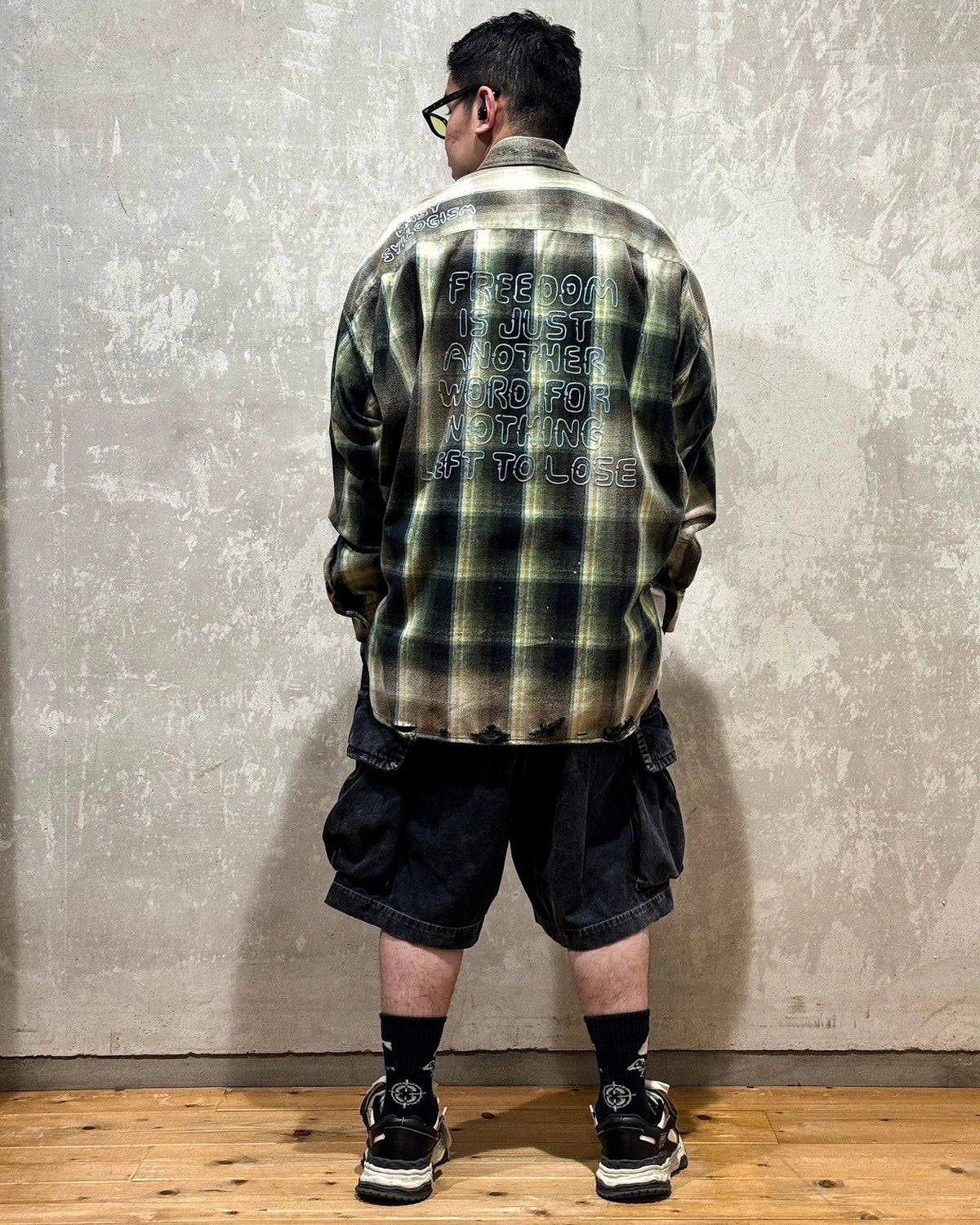 Maison MIHARA YASUHIRO / AMATEUR SEWN SHORTS (A14PT054)